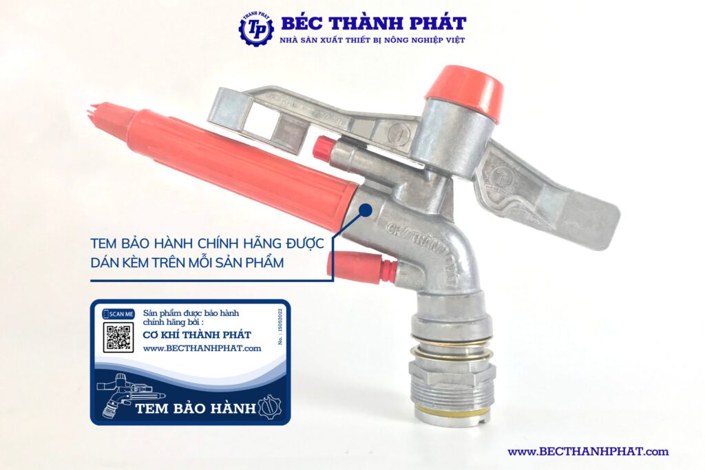 Béc tưới TP - 01X (Cốt đồng)